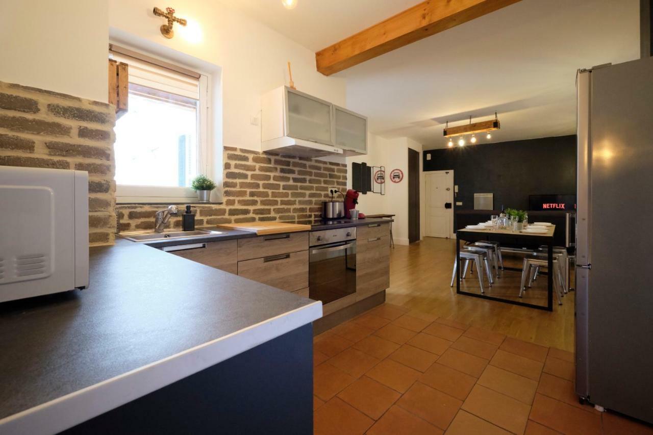 Melina - Appartement Dans Les Remparts De La Bastide Avec Parking Et Terrasse 카르카손 외부 사진