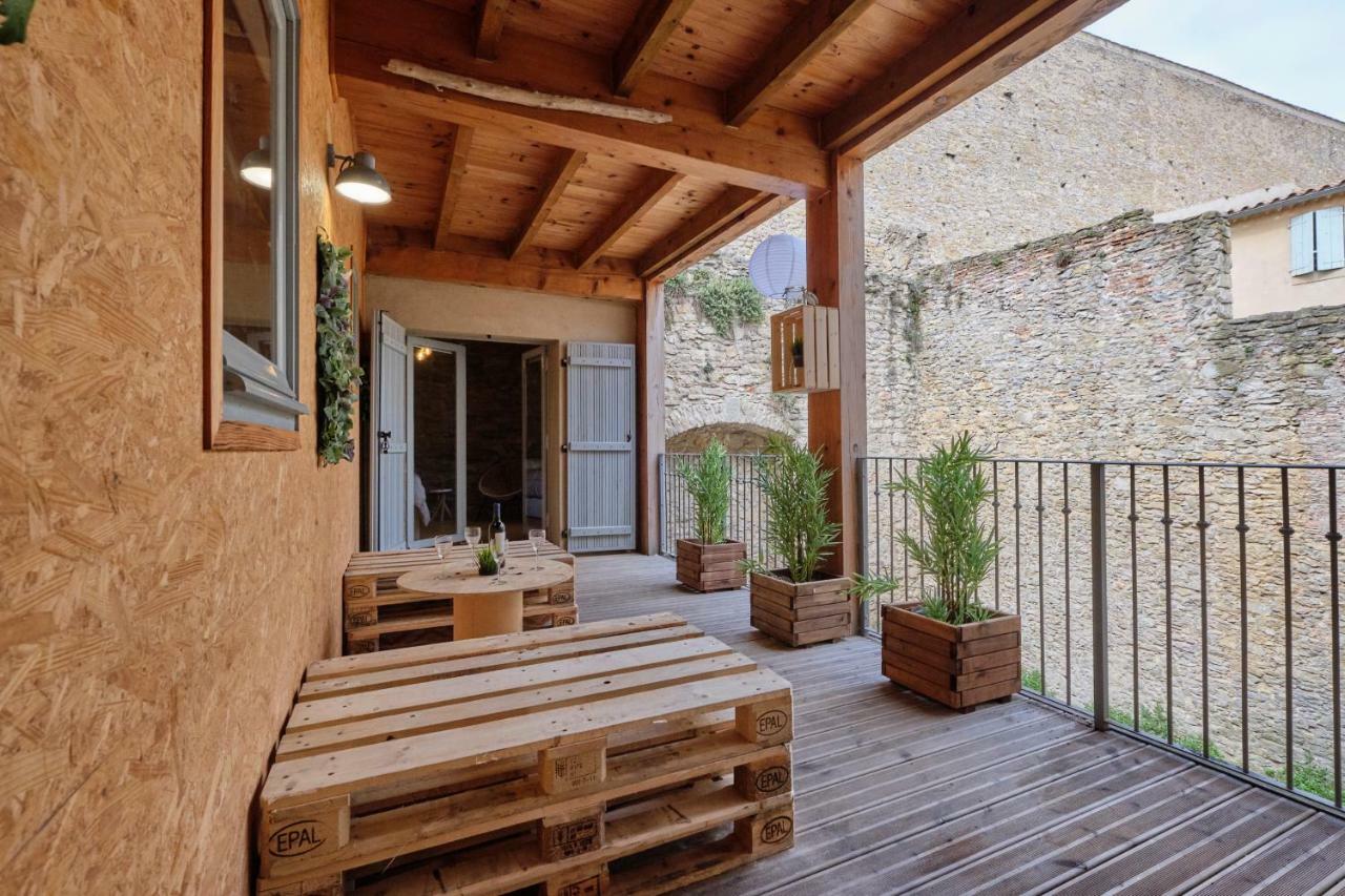 Melina - Appartement Dans Les Remparts De La Bastide Avec Parking Et Terrasse 카르카손 외부 사진